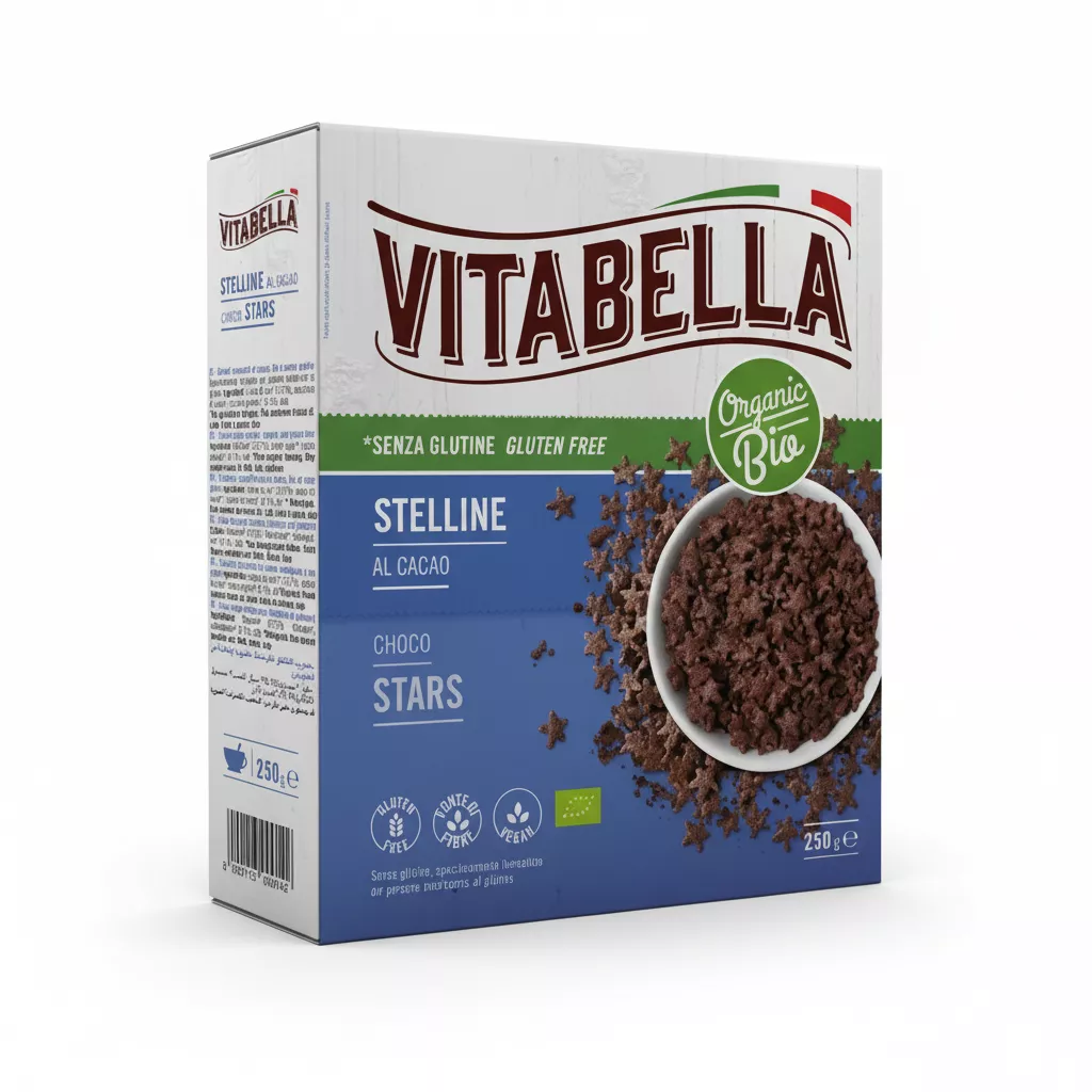 Βιολογικά Τραγανά Δημητριακά με Κακάο Χωρίς Γλουτένη